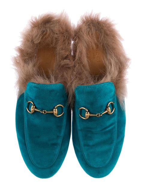 gucci fur mules men